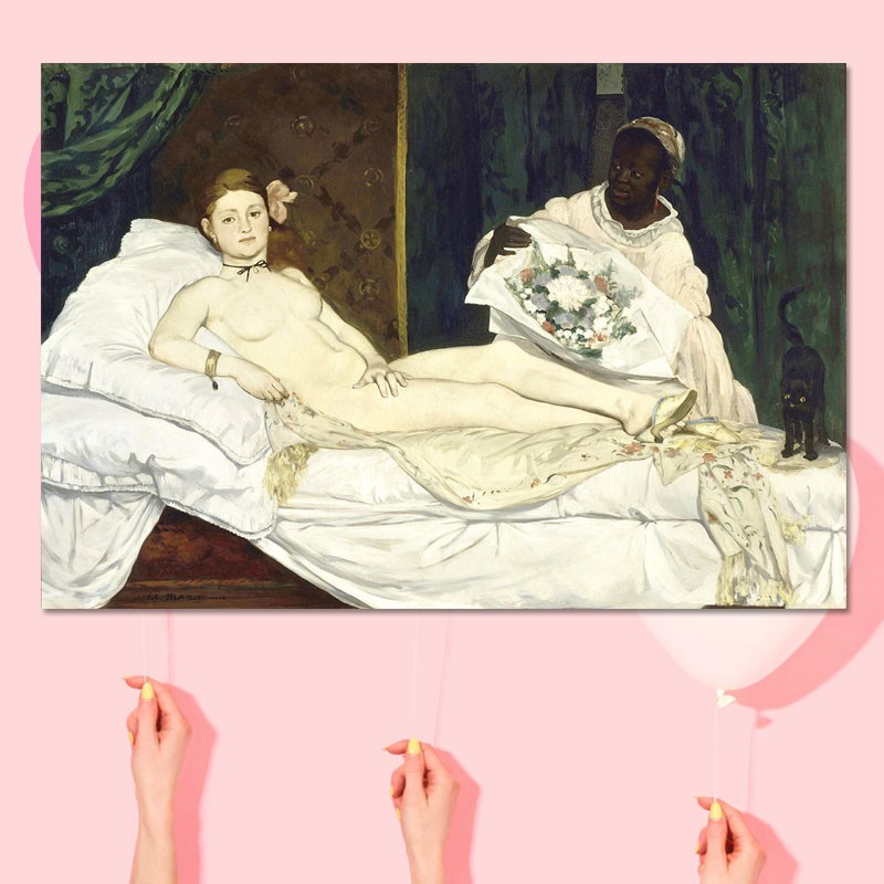 Πίνακας σε καμβά Edouard Manet - Olympia