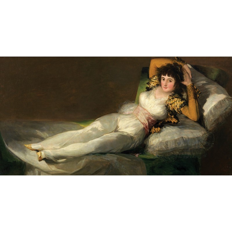 Πίνακας σε καμβά Goya - Maja Vestida